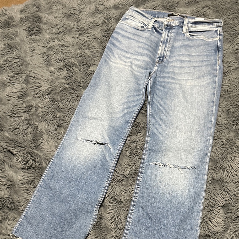 Hudson Jeans Light Blue Straight Leg Denim